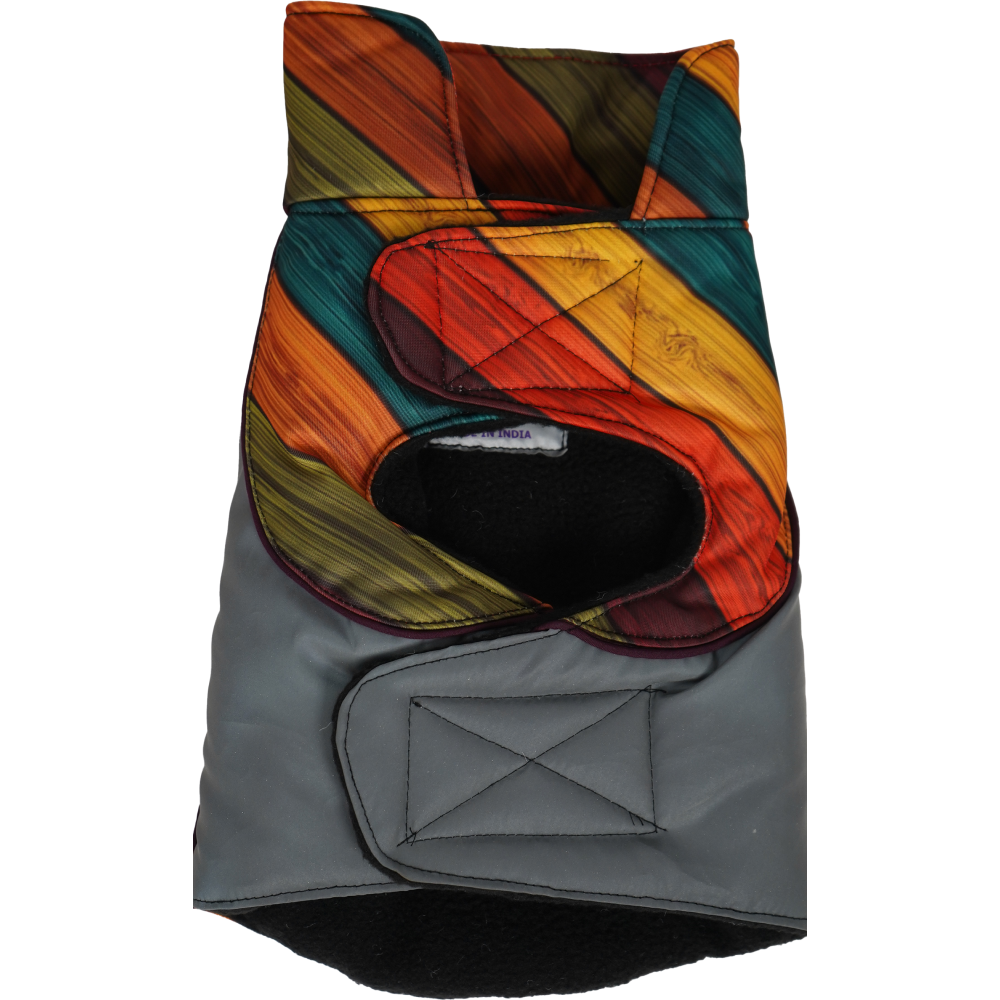 Up4pets Autumn Stripe Polyester Fleece Jackets for Dogs and Cats - Image 6