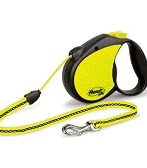 Trixie Flexi New Neon Retractable Leash for Dogs and Cats (Yellow)