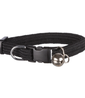 Trixie Elastic Collars with Bell for Cats (Black)