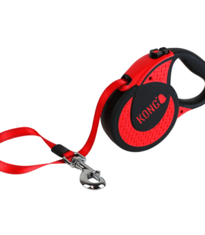 Kong Ultimate Retractable Leash for Dogs and Cats (Red)